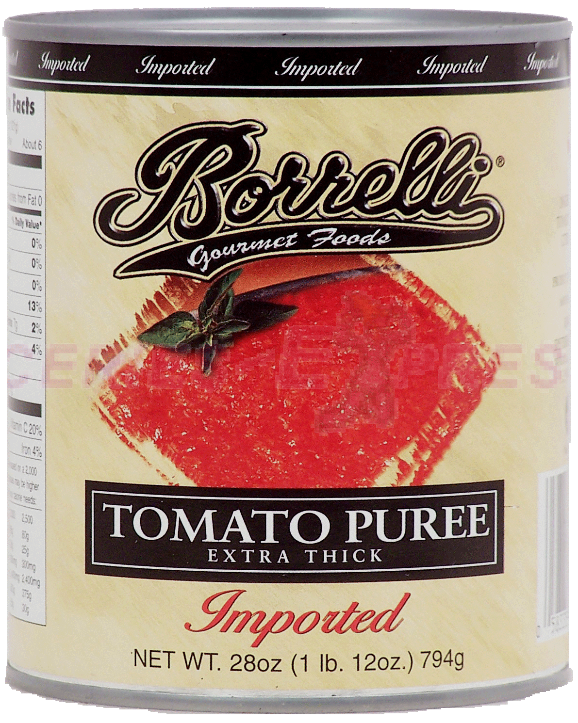 Borrelli Gourmet Foods all natural plum tomatoes, gluten free Full-Size Picture